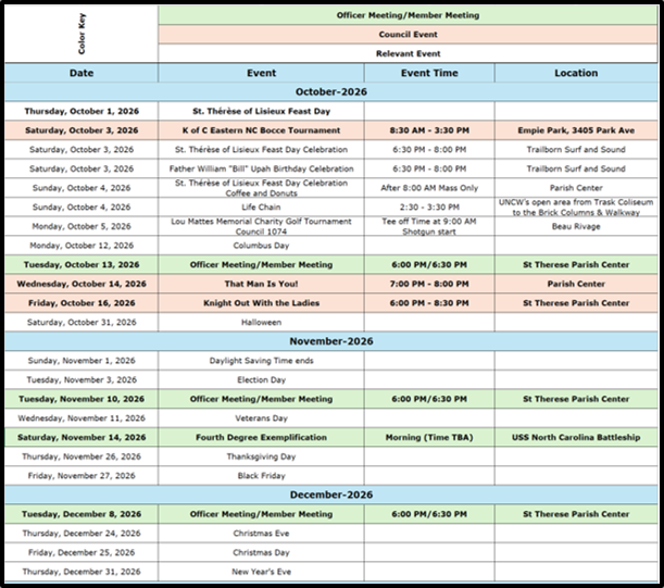 Calender Print